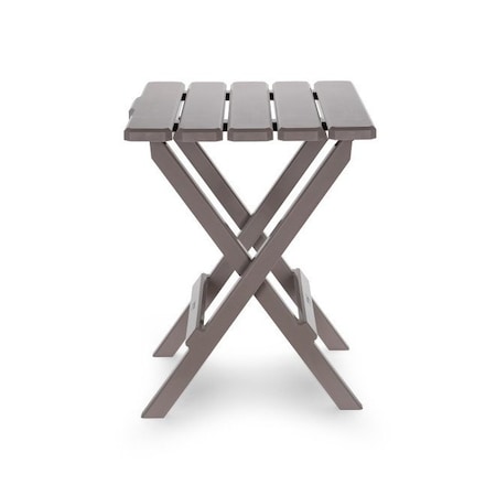 Camco TABLE, ADIRONDACK STYLE QUICK FOLDING, PLASTIC, LG, TAUPE 51887